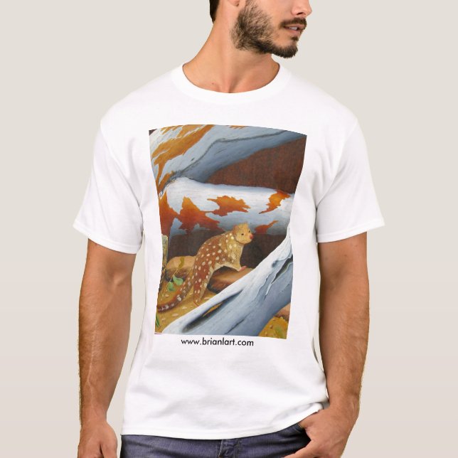 Tasmanian Qual Australia T-Shirt (Front)
