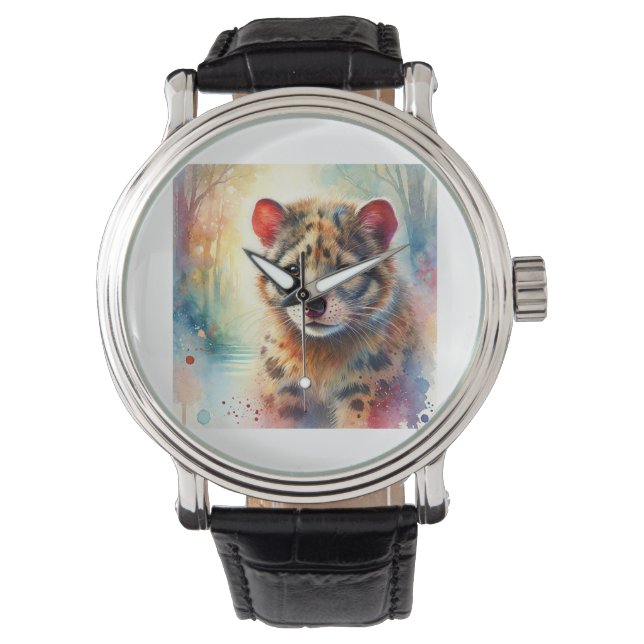 Tasmanian Tiger 180624AREF118 - Watercolor Watch (Front)