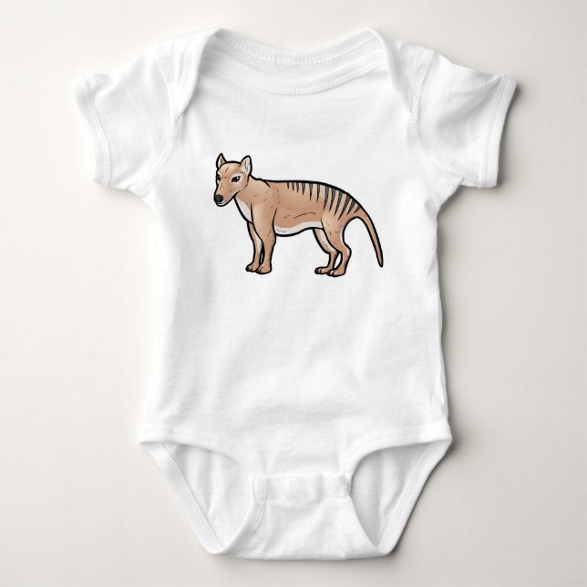 Tasmanian Tiger Baby Bodysuit (Front)
