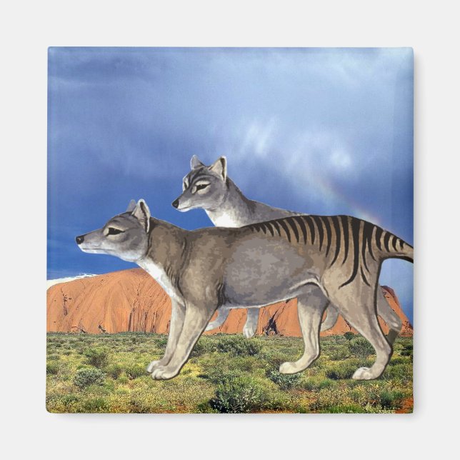 Tasmanian Tiger Magnet (Front)