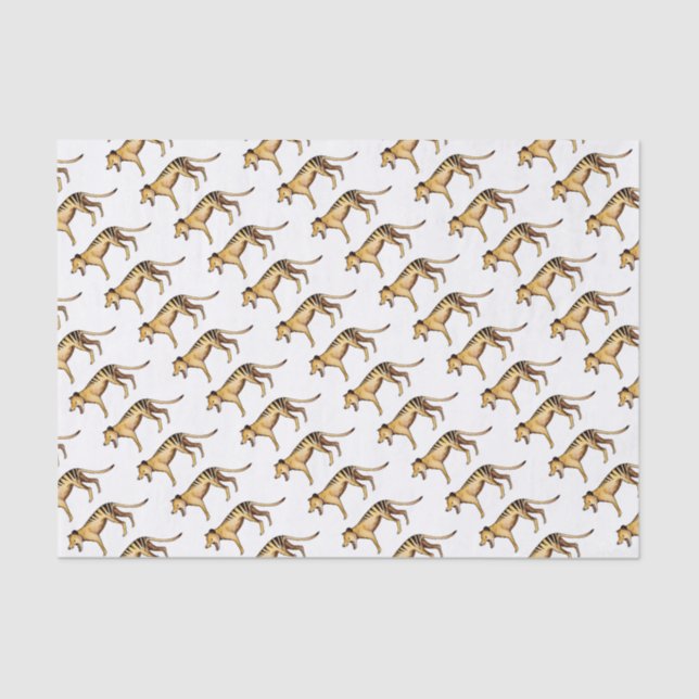 Tasmanian tiger, Thylacine Tissue Paper (Front)