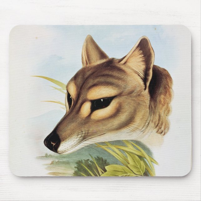 Tasmanian Wolf or Tiger Mouse Mat (Front)