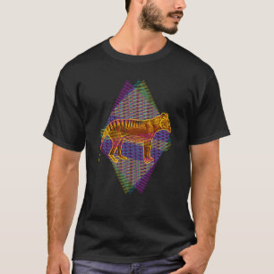 Tasmanian Wolf Tiger Extinct Prehistoric Animal Co T-Shirt