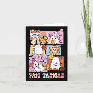 Tasmas Ghost Pumpkin Spooky Conchas Halloween Card