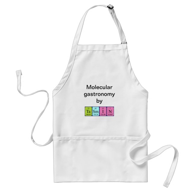 Tasmin periodic table name apron (Front)