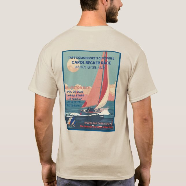 TASS Carol Becker Race T-Shirt (Back)
