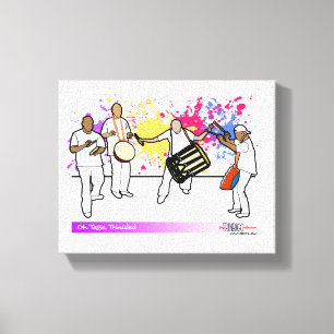 Tassa Band, Trinidad & Tobago Canvas Print