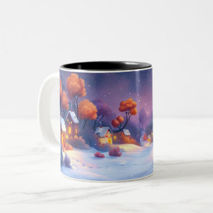 Tasse 2 Couleurs Christmas Two-Tone Coffee Mug