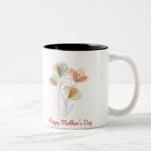 Tasse 2 Couleurs Happy Mother's Day Two-Tone Coffee Mug