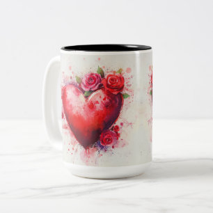 Tasse 2 Couleurs Personalized Valentine Coffee Mug