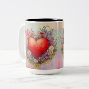 Tasse 2 Couleurs Personalized Valentine Coffee Mug