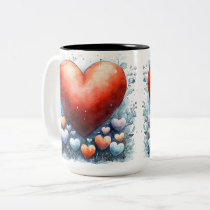 Tasse 2 Couleurs Personalized Valentine Coffee Mug
