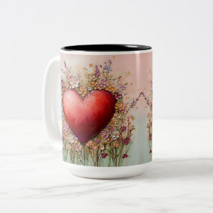 Tasse 2 Couleurs Personalized Valentine Coffee Mug