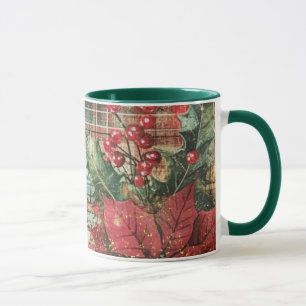 Tasse Christmas Collage Junk Journal Var14 Mug