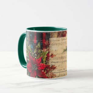Tasse Christmas Collage Junk Journal Var17 Mug