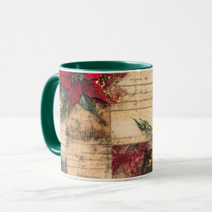 Tasse Christmas Collage Junk Journal Var18 Mug
