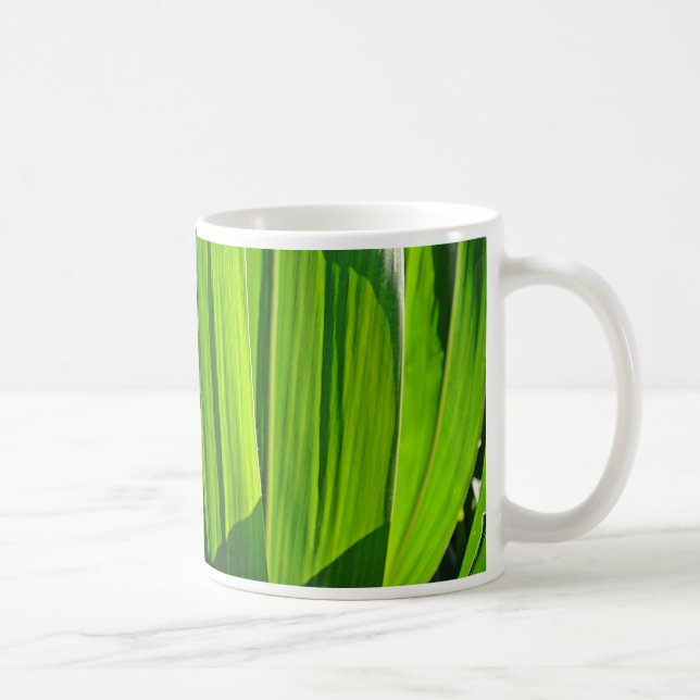 Tasse grüne Maisblätter Coffee Mug (Right)