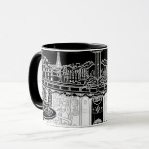 Tasse paris, france, Eiffel Tower Mug