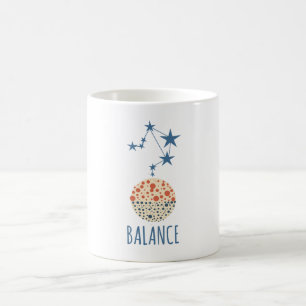 Tasse signe astrologique Balance Coffee Mug