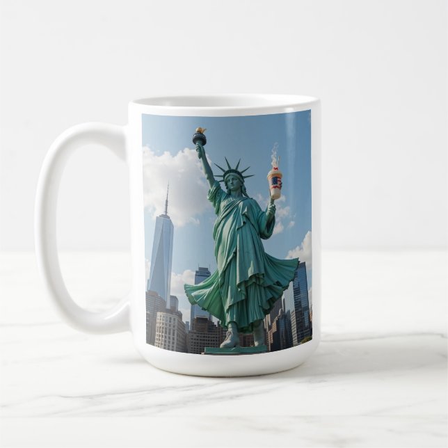 Tasse statu liberty coffee mug (Left)