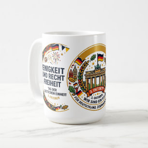 Tasse "Tag der Deutschen Einheit" 3. Oktober Coffee Mug
