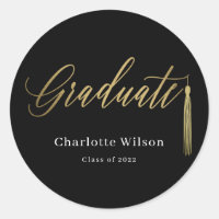 Tassel Pride Graduation Stickers or Envelope Seals
