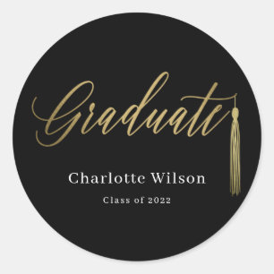 Tassel Pride Graduation Stickers or Envelope Seals