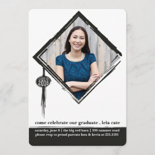 Tassle Graduation Invitation