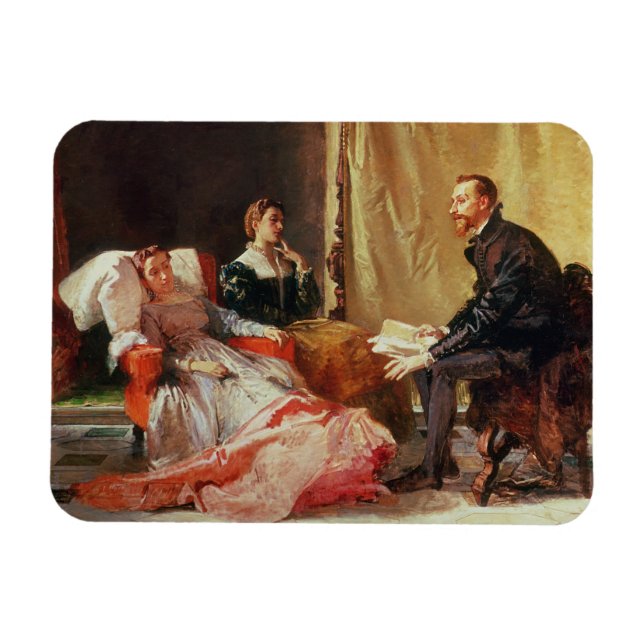 Tasso and Elenora D'Este Magnet (Horizontal)