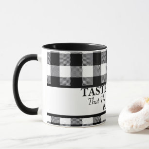 Taste And See That The LORD is Good, Black & White Mug