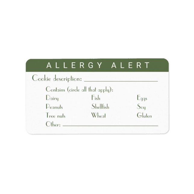 Taste and See the Lord Is Good | Cookie Exchange Label (Front)