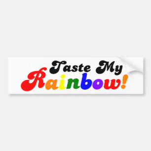 Taste My Rainbow Bumper Sticker