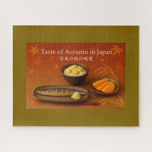 Taste of Autumn in Japan - 日本の秋の味覚 Jigsaw Puzzle