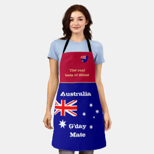 Taste of Home & Australian Flag /Australia Cooking Apron