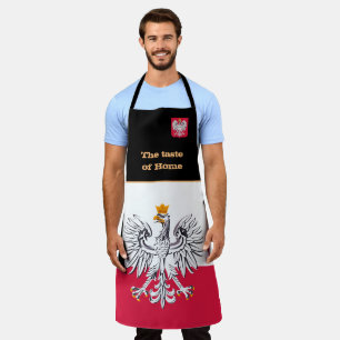 Taste of Home & Polish Flag, Poland /Cooking Apron