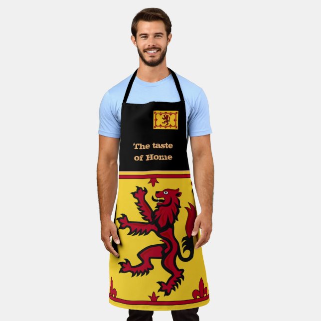 Taste of Home & Scottish Flag, Scotland /Cooking Apron (Worn)