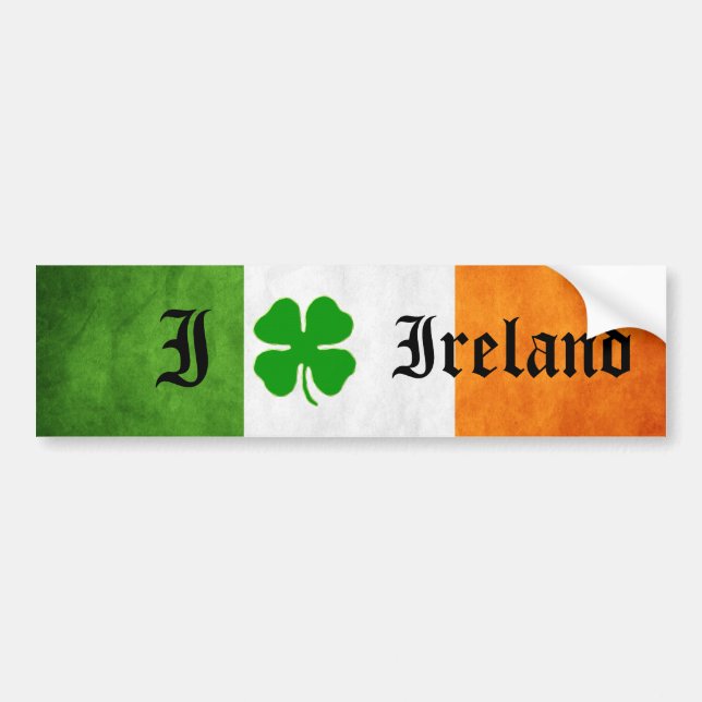 taste of ireland (sticker) bumper sticker (Front)