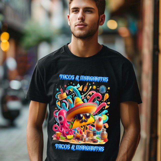 Taste of Mexico Tacos And Margaritas T-Shirt (Creator Uploaded)
