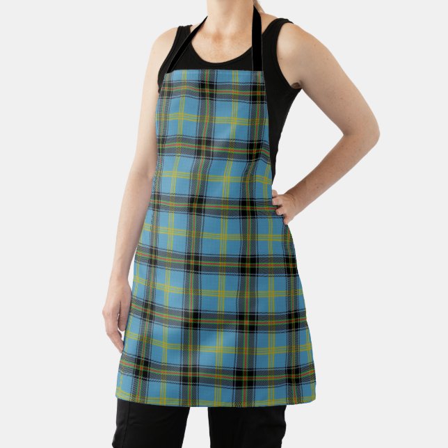 Taste of Scotland Clan Bell Tartan Apron (Insitu)