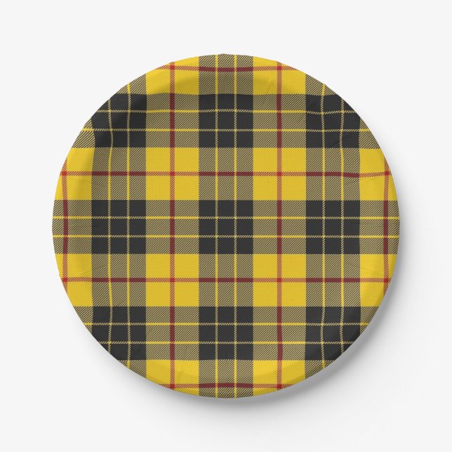 Taste of Scotland Clan MacLeod of Lewis Tartan Paper Plate (Front)