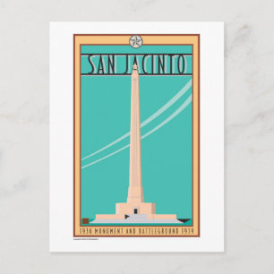 TASTE OF TEXAS-San Jacinto Monument Postcard