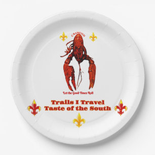 Taste of the South Paper Plate