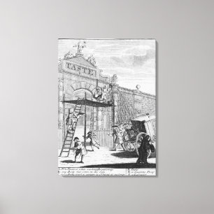 Taste, or Burlington Gate, 1732 Canvas Print