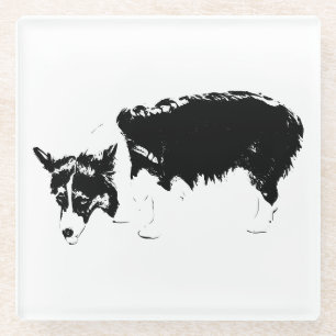 Taste-Test Pause Glass Coaster