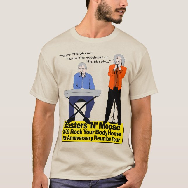 Taste the Biscuit - Toasters and Moose Rock Body T-Shirt (Front)