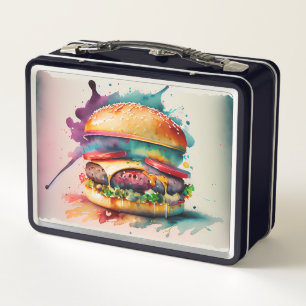 Taste the Rainbow: Bursting Burger Lunch Box