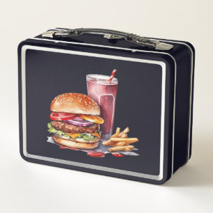Taste the Rainbow: Bursting Burger Lunch Box