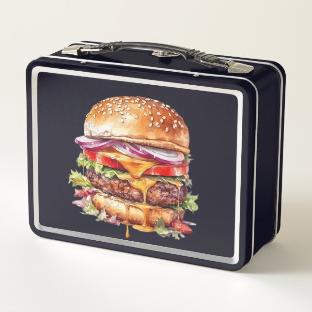 Taste the Rainbow: Bursting Burger Lunch Box (Back)