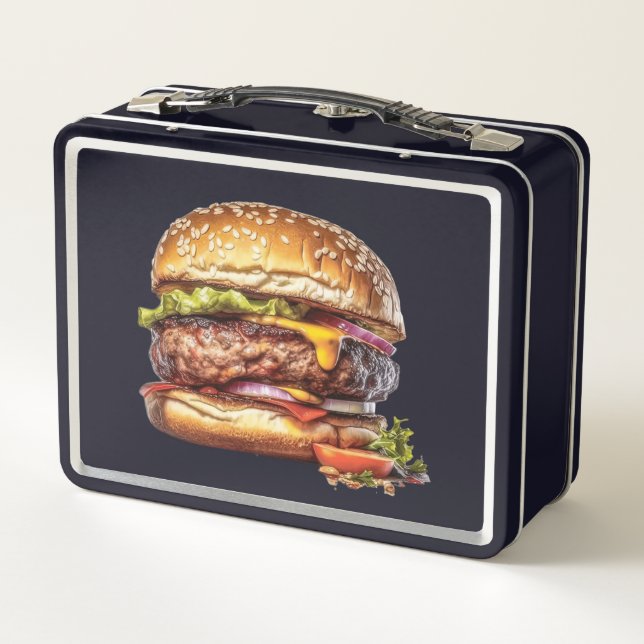 Taste the Rainbow: Bursting Burger Lunch Box (Back)