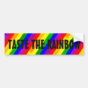Taste the Rainbow LGBT Bumper Sticker